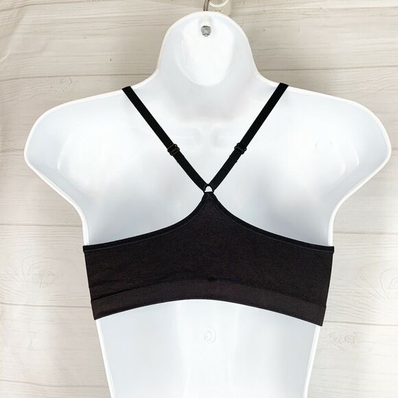 NEW Hanes Comfort Flex Fit Bra S BLACK Smart Size Wire Free Racer Back - Picture 3 of 7